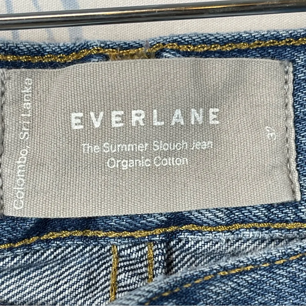 Everlane the summer slouch jeans SZ 32 - Image 9