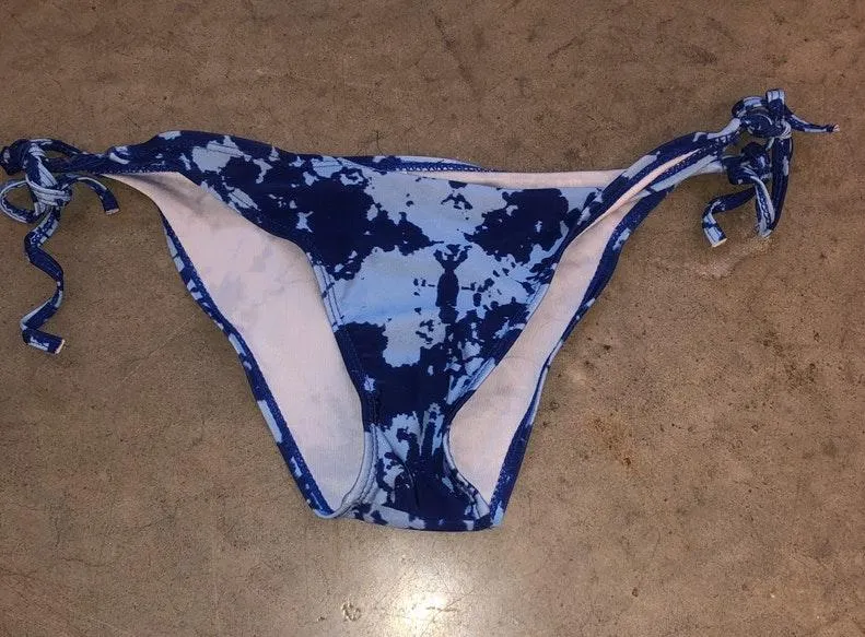 Tie Dye Bikini Set Blue Size M - Image 4