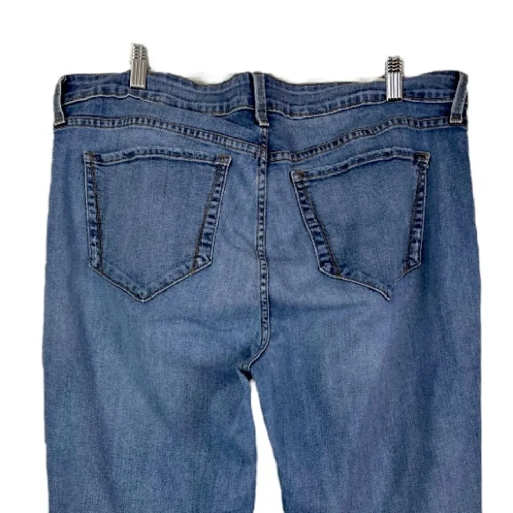 NYDJ Women’s Ankle Jean Straight Leg High Rise Distressed Slimming Plus Size 16W - Image 4