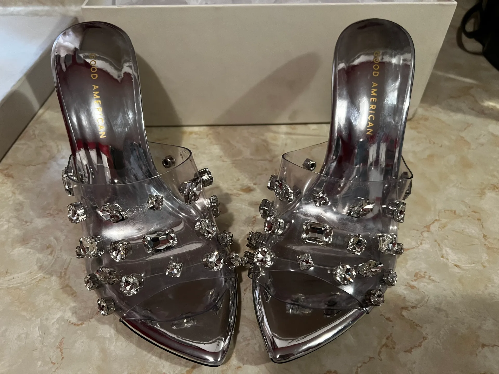 Jeweled Wedge Heels - Image 3