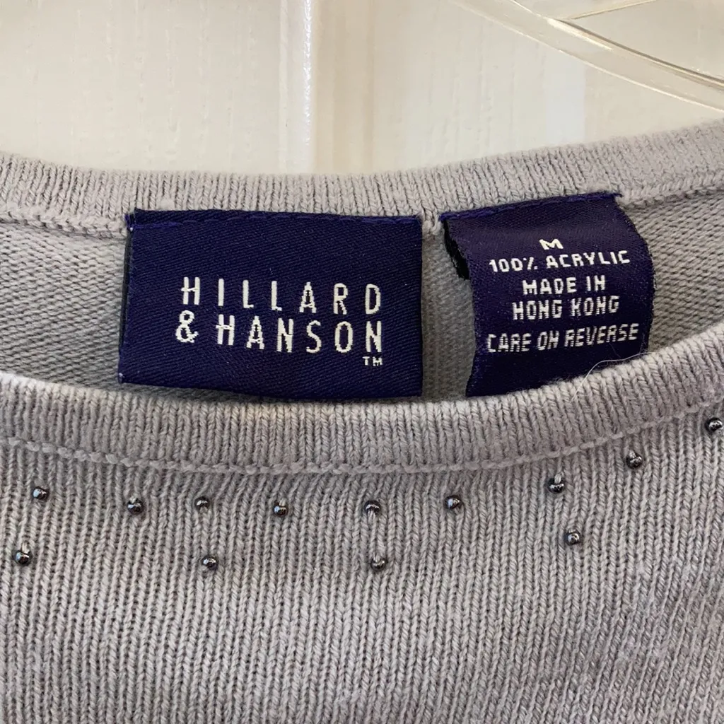 Hillard & Hanson FINAL MARKDOWN  decorative knit tank medium - Image 4