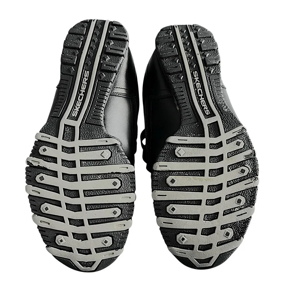 Skechers Funhouse Softsol Womens Black Slip-On Stretch Laced Memory Foam Shoe - Image 5