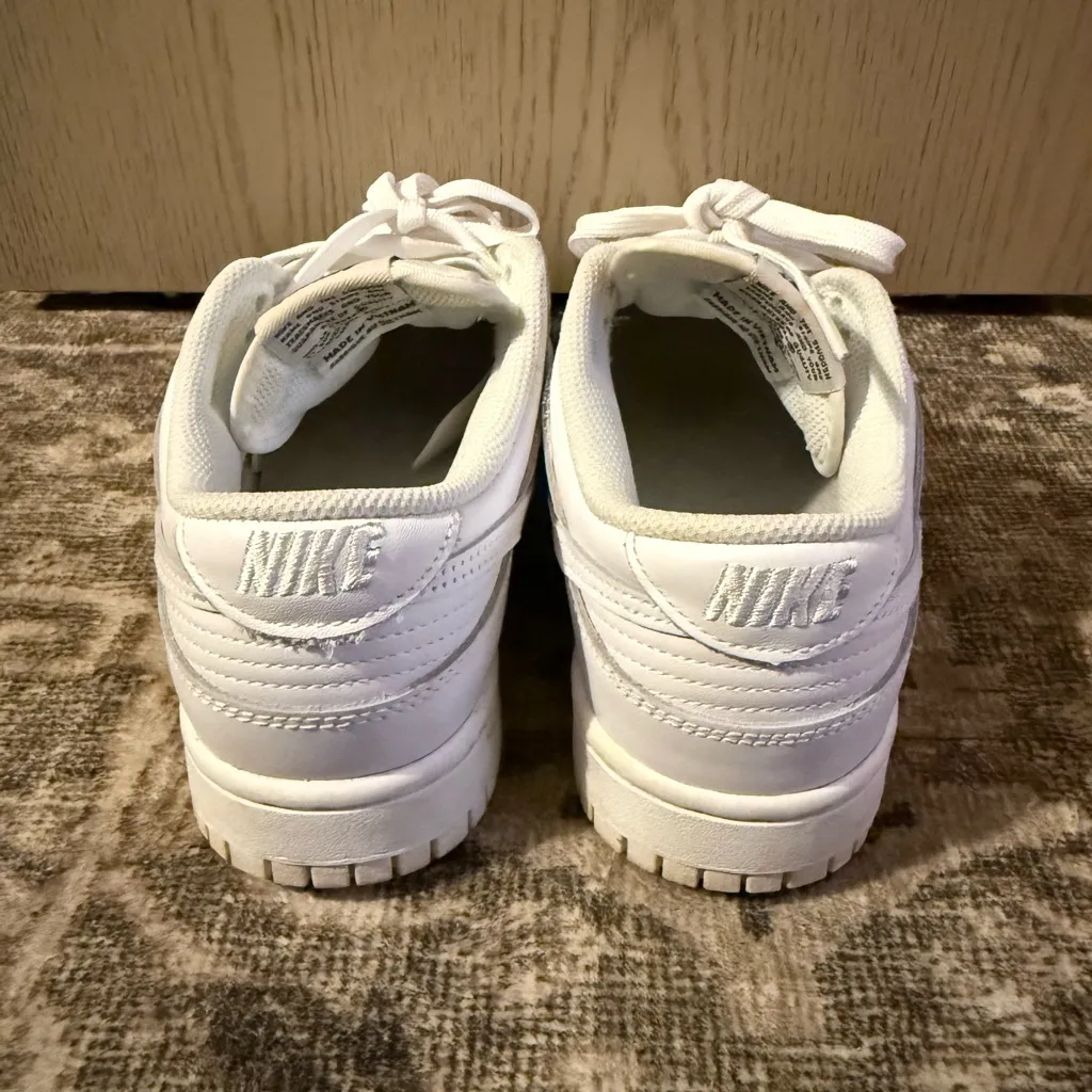 Nike Dunk Low W US Size 8 White - Image 4