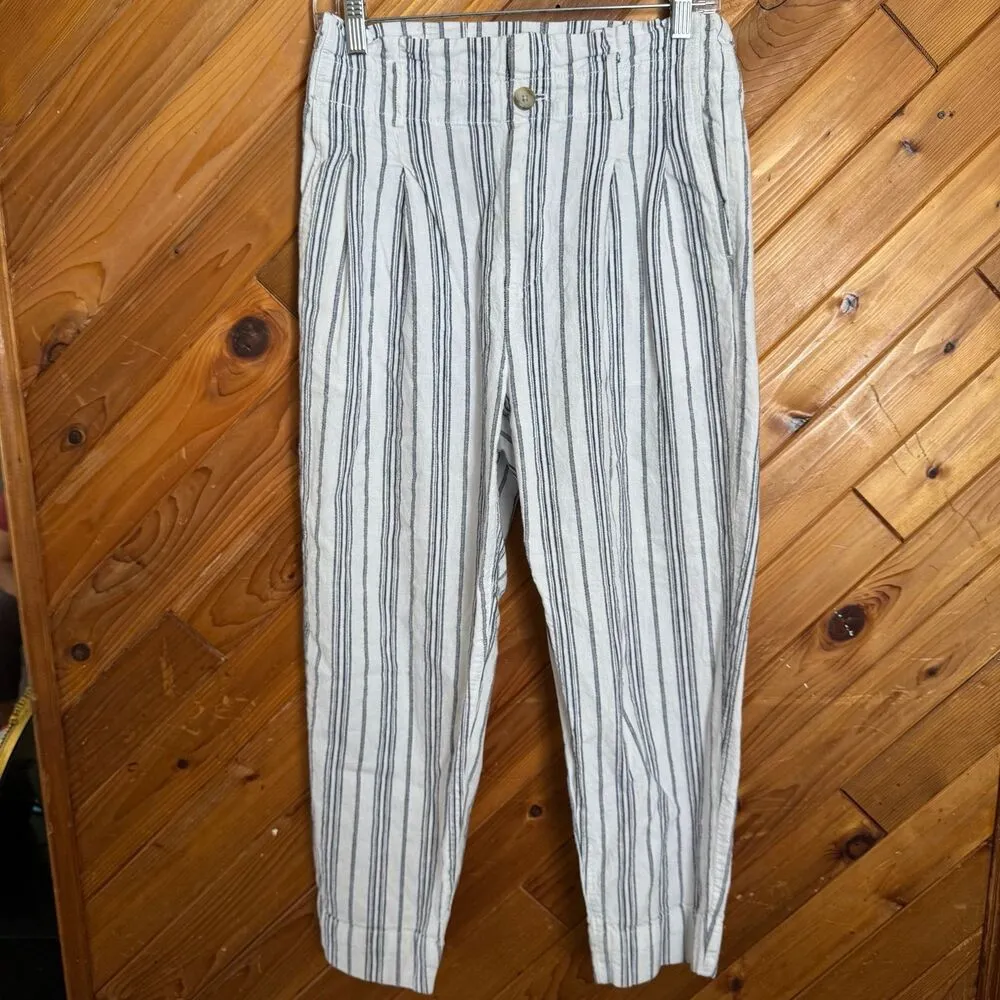 Madewell Linen-Cotton Pants Size 4 - Image 2
