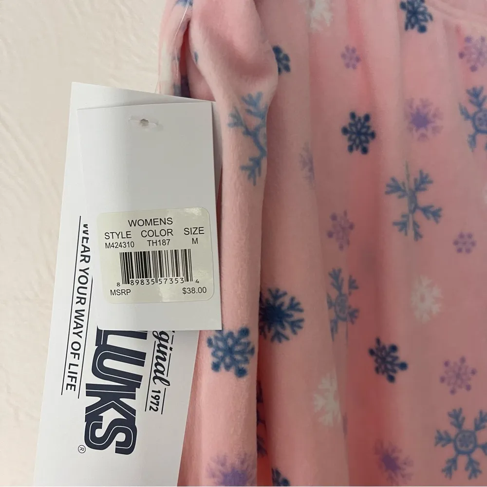 Muk Luks Pink Pajama Pants Cozy Intimates Sleepwear Size M - Image 4