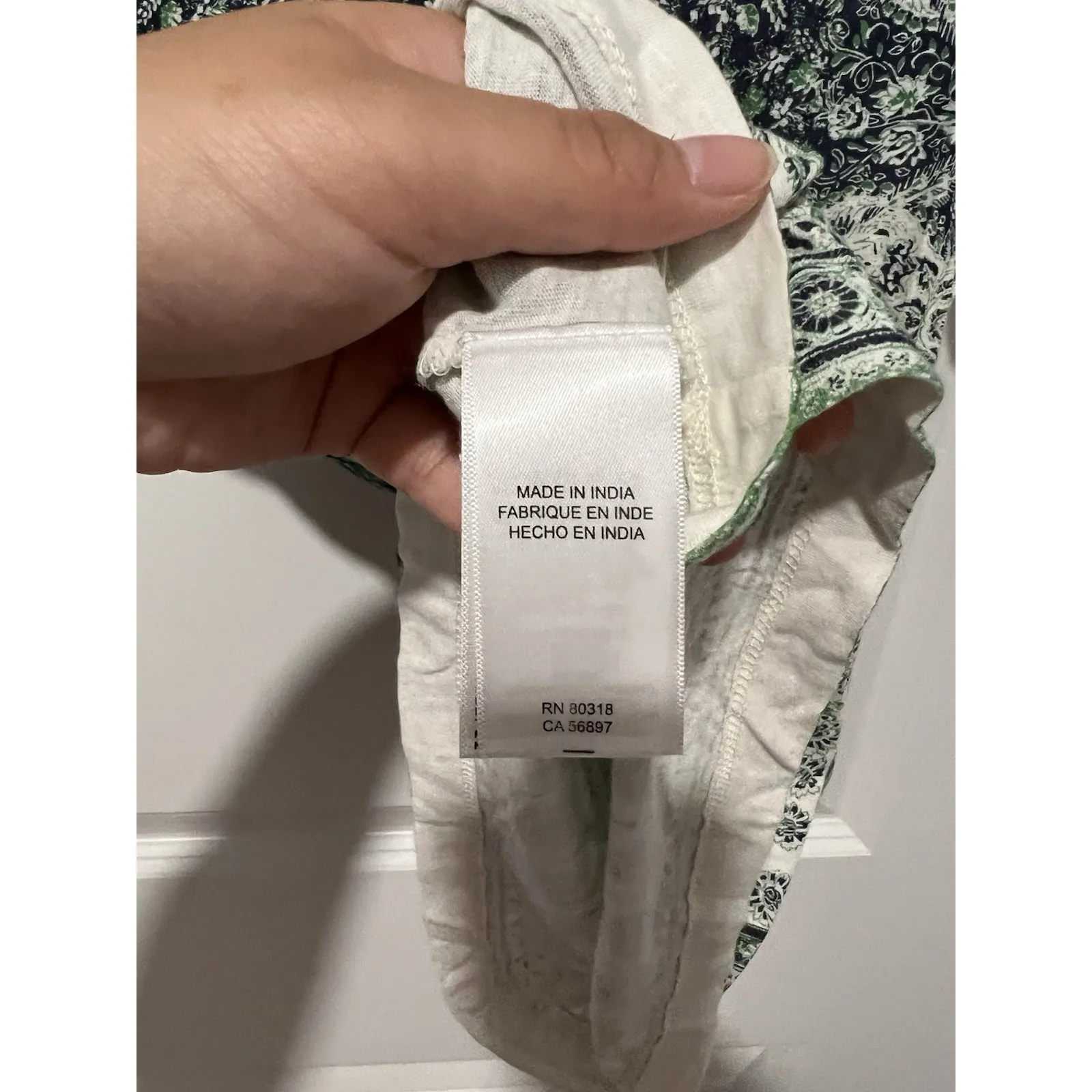 Lucky Brand‎ NWT Boho Knit Top Tee Shirt Floral Short Slv Cotton Blend - Small - Image 6