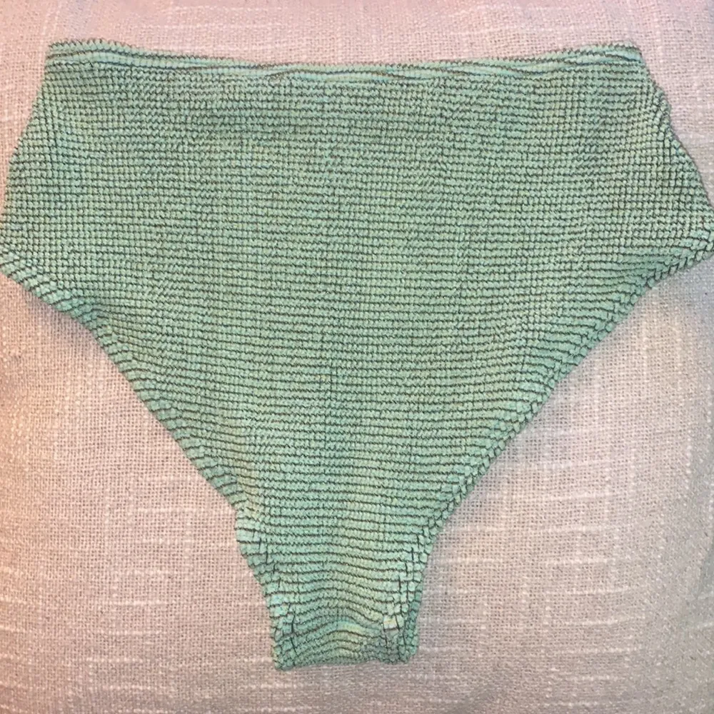 Bound by Bond-Eye Sonny Crop and Palmer Brief Bikini Set in Green Mint Lurex - Image 10