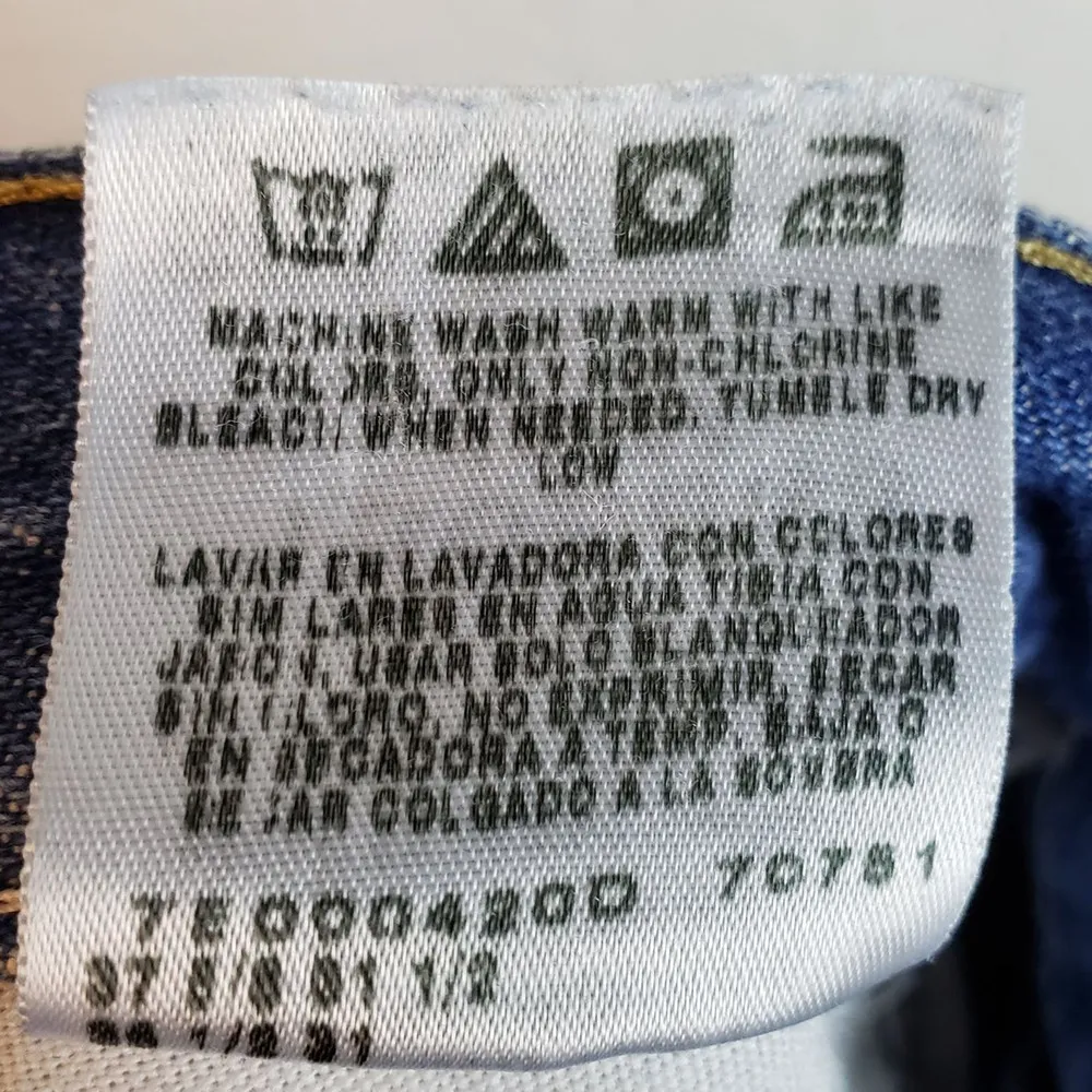 Riders Mom Cut-Off 11" Hi-Rise Jean Denim Shorts Size 16 - Image 6