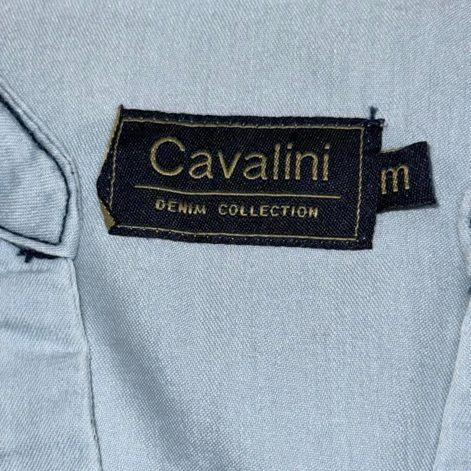 Cavalini ‎  Denim Collection Button Up Top
Size Medium - Image 6