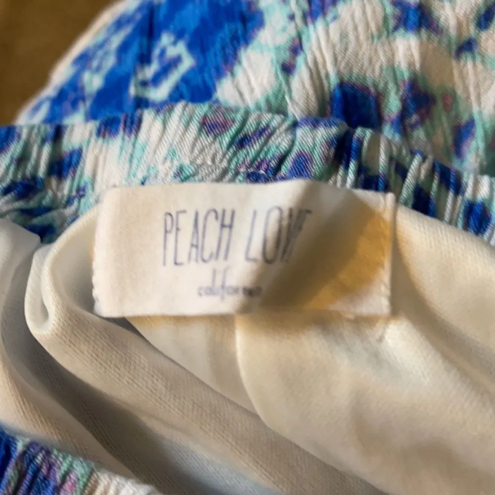 Peach Love Tie Dye and Lace Lounge Shorts S - Image 11