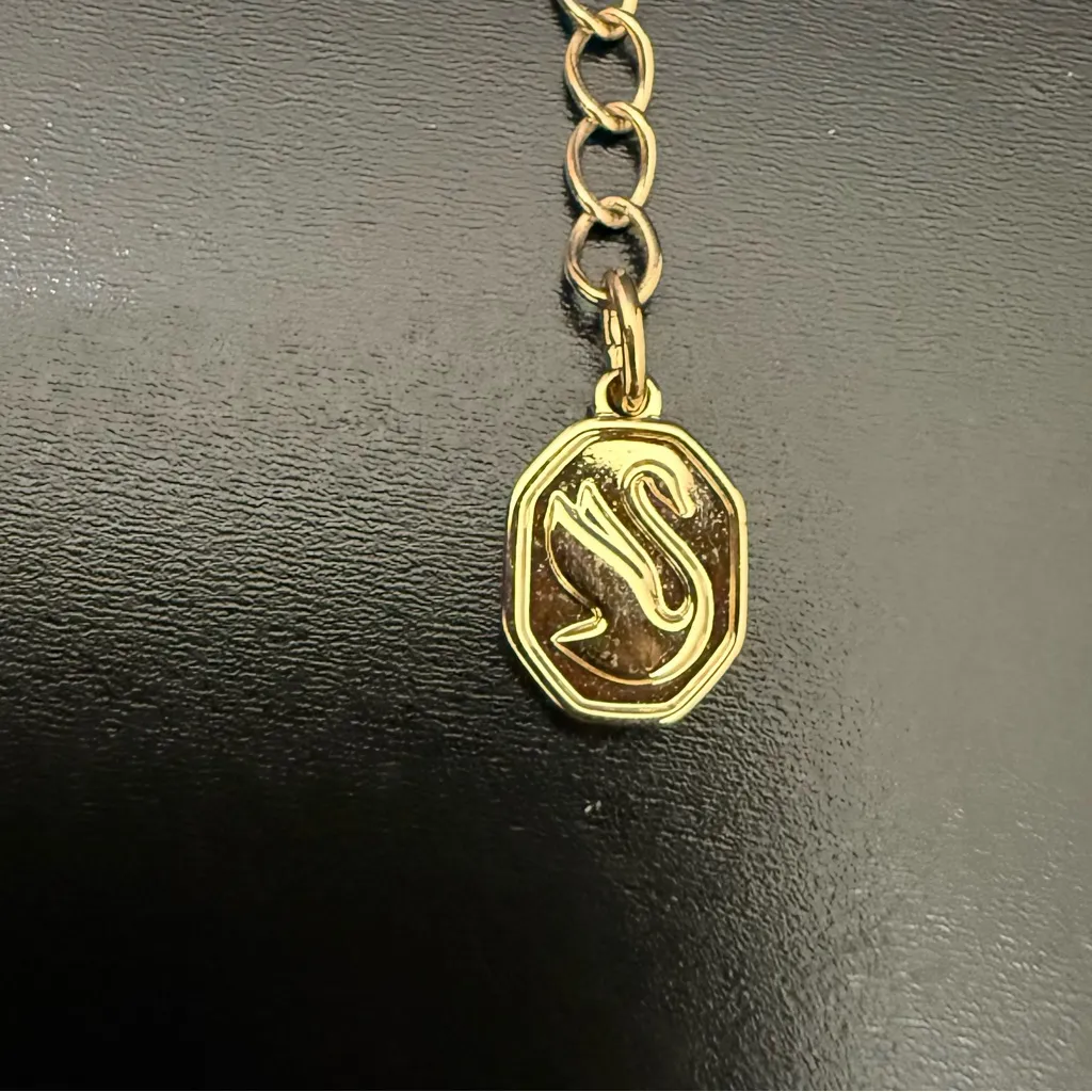 SWAROVSKI Gold-tone Yellow Cushion Cut Crystal Harmonia Pendant Long Necklace - Image 16