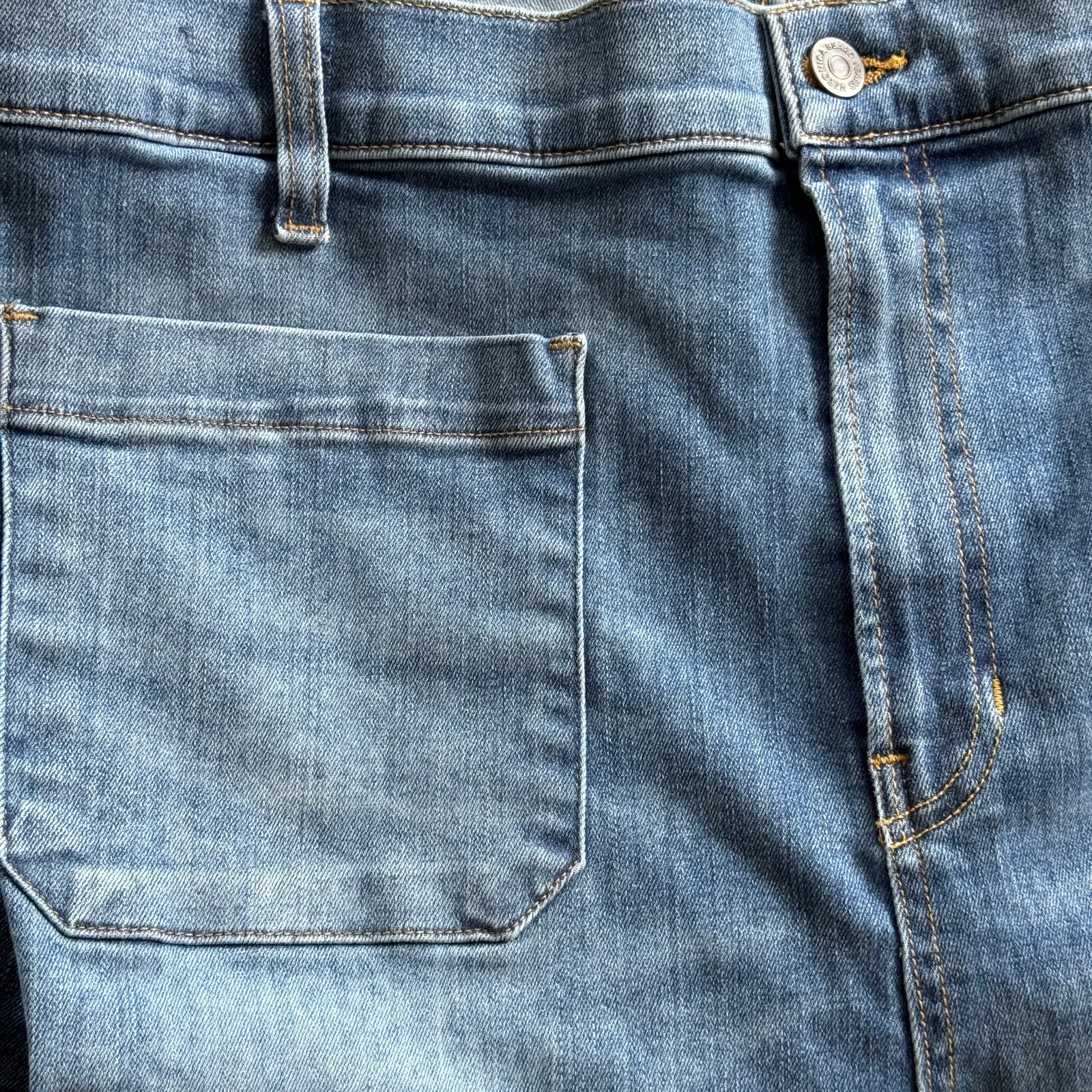 Veronica Beard Sheridan Exaggerated Flare High Rise Jeans Keystone Blue Size 20 - Image 14