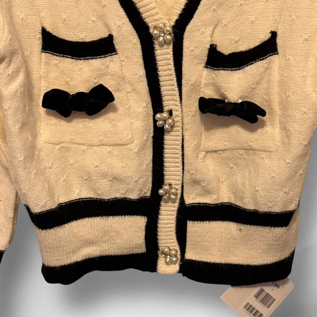 J Ing Cardigan Sweater nwt as‎ is Size XS - Image 3