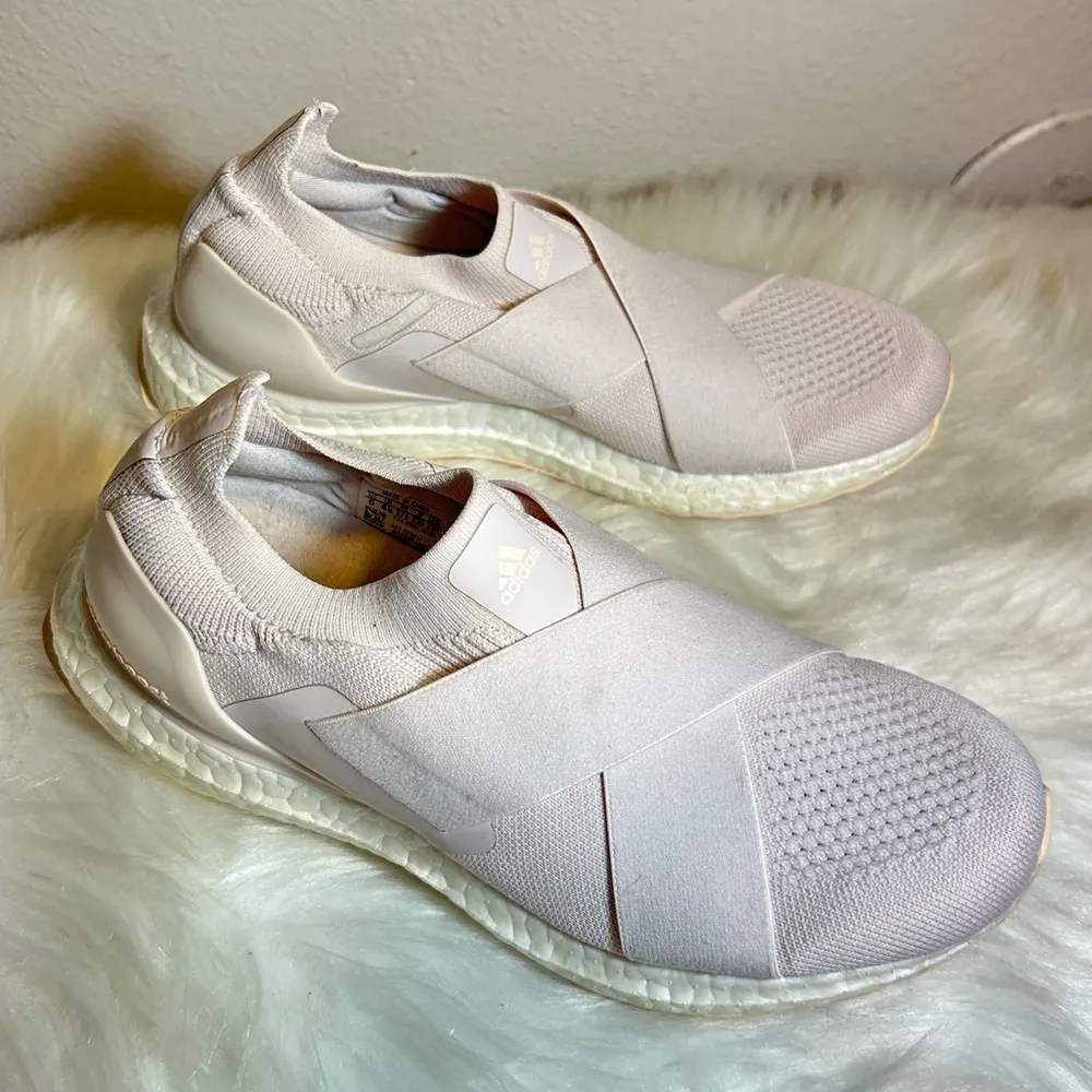 Adidas ULTRABOOST Slip On DNA Orchid Pink Womens Shoes Size 6 - Image 4