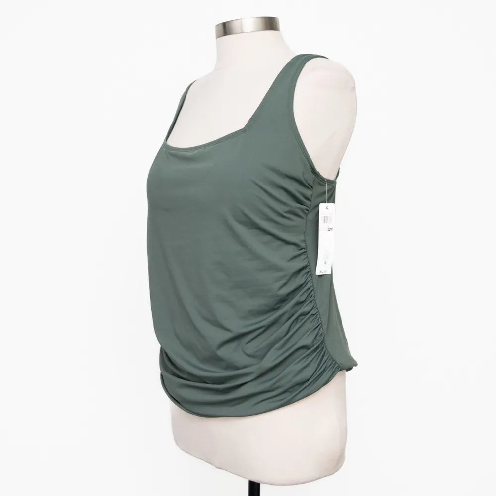 Anne Cole Swim. Square Neck Tankini Top. - Image 6