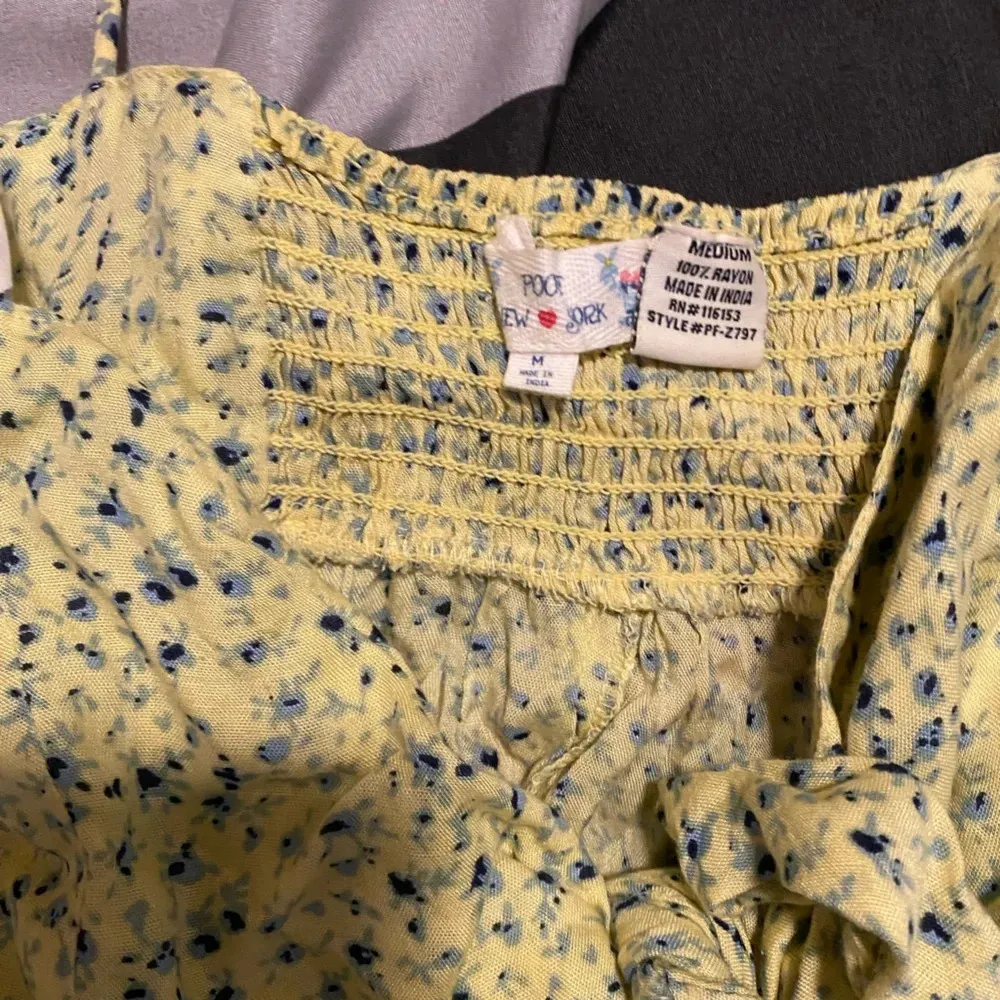 Floral Tie Front Top - Image 2