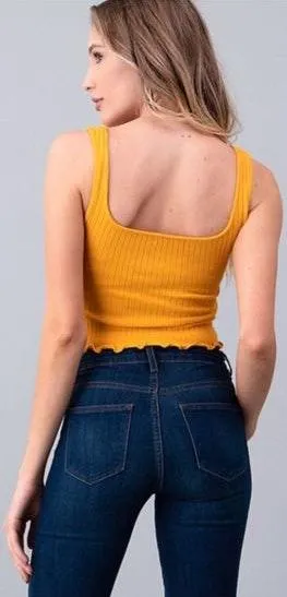 Sun Burnt Crop ZIP Top  - Image 2