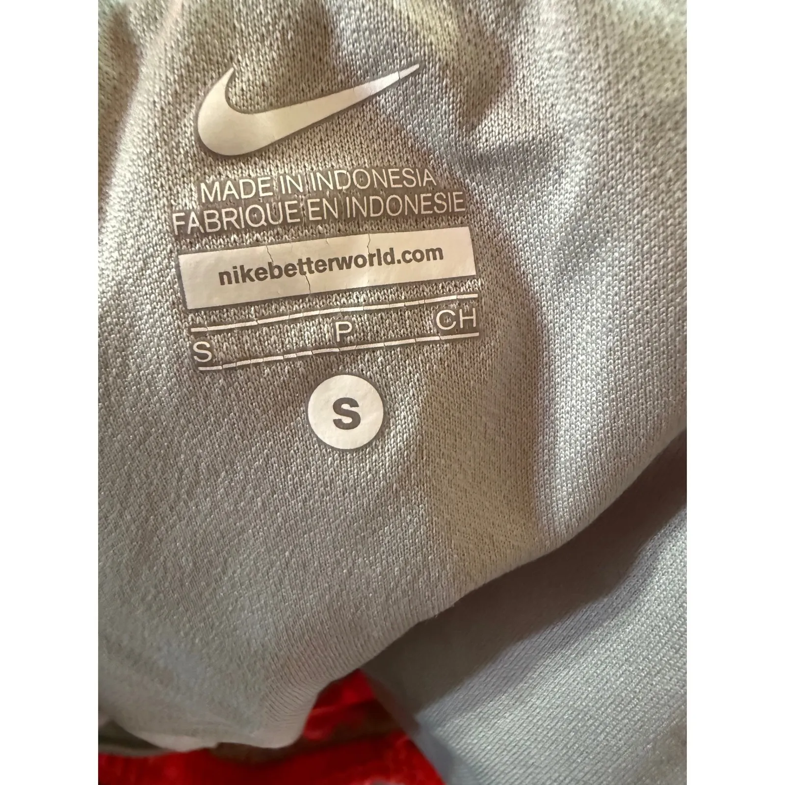 Nike Running Shorts Womens Small Coral‎ Pink Blue Trim Athletic - Image 5