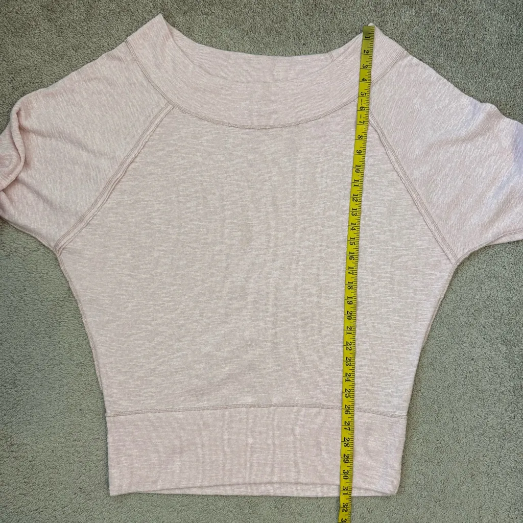 Free People We The Free Palisades Off The Shoulder Thermal Top Light Rose L - Image 8