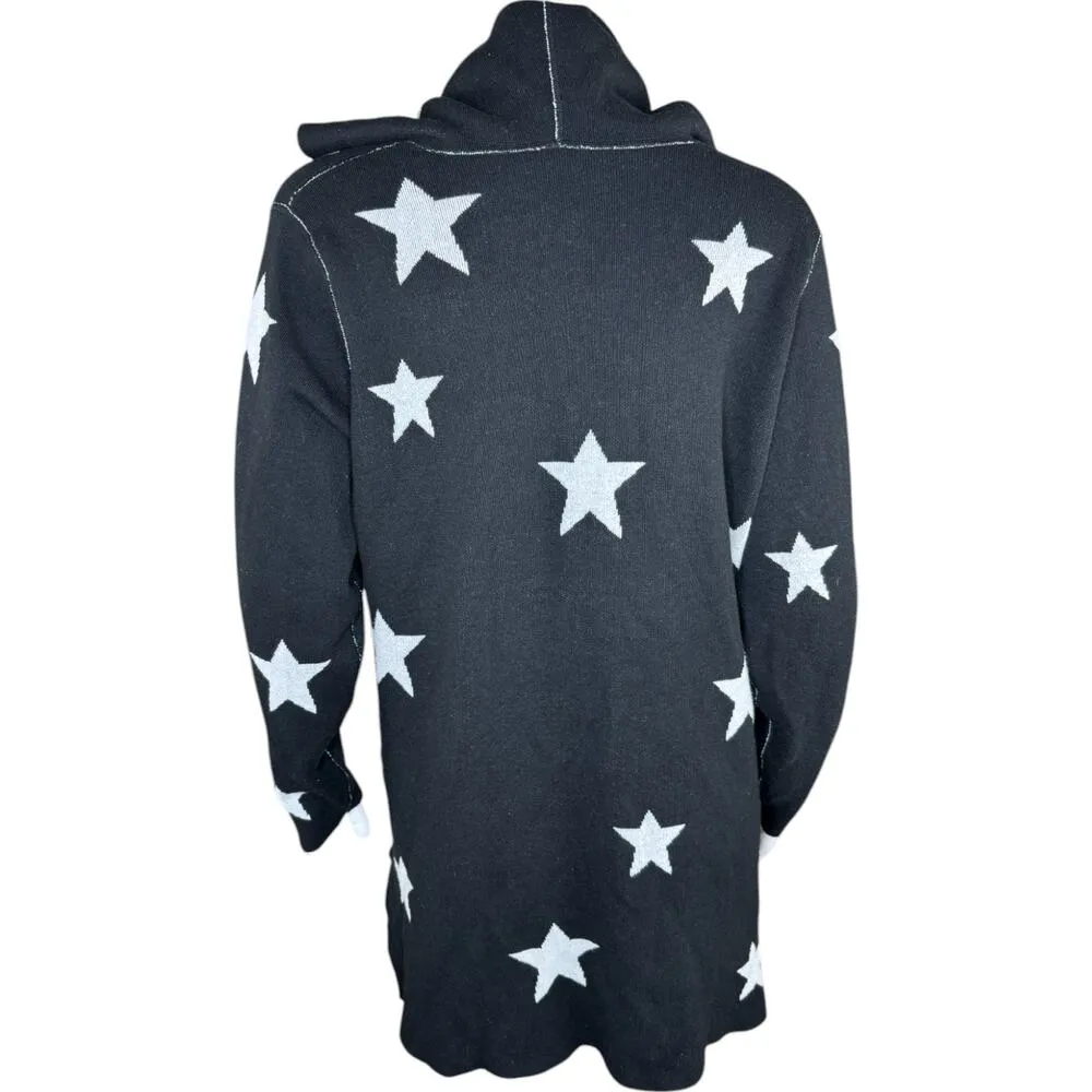 Belle by Kim Gravel Reversibelle Star Power Cardigan Black X - Image 11