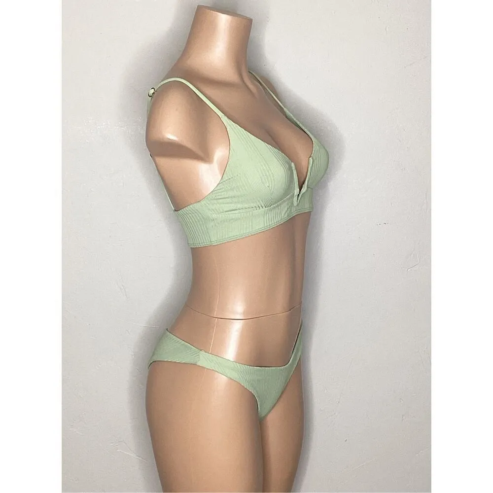 l*space New. L* light green bikini. Small. Retails $214 - Image 5