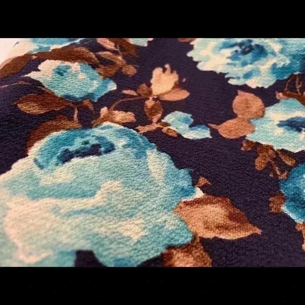 Altar’d State‎ navy blue flower dress Woman’s size L large Lined Summer short - Image 8