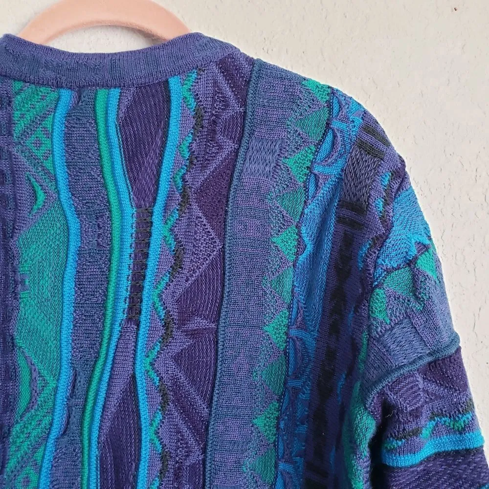 Aklanda‎ Vintage Australian Wool Button Down Cardigan Green Size M - Image 8