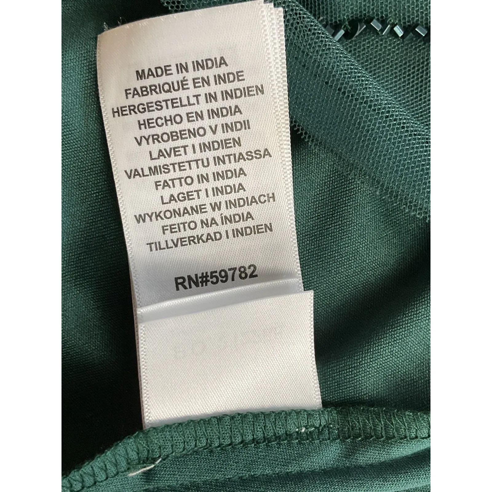 Adrianna‎ Papell Beaded Halter Gown Dusty Emerald Sz 16 (Retail $199) - Image 10