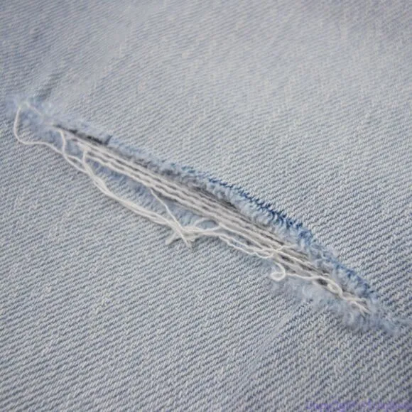 Madewell The High-Rise Slim Crop Boyjean in‎ Dumas Wash: Ripped Edition, 32 - Image 7