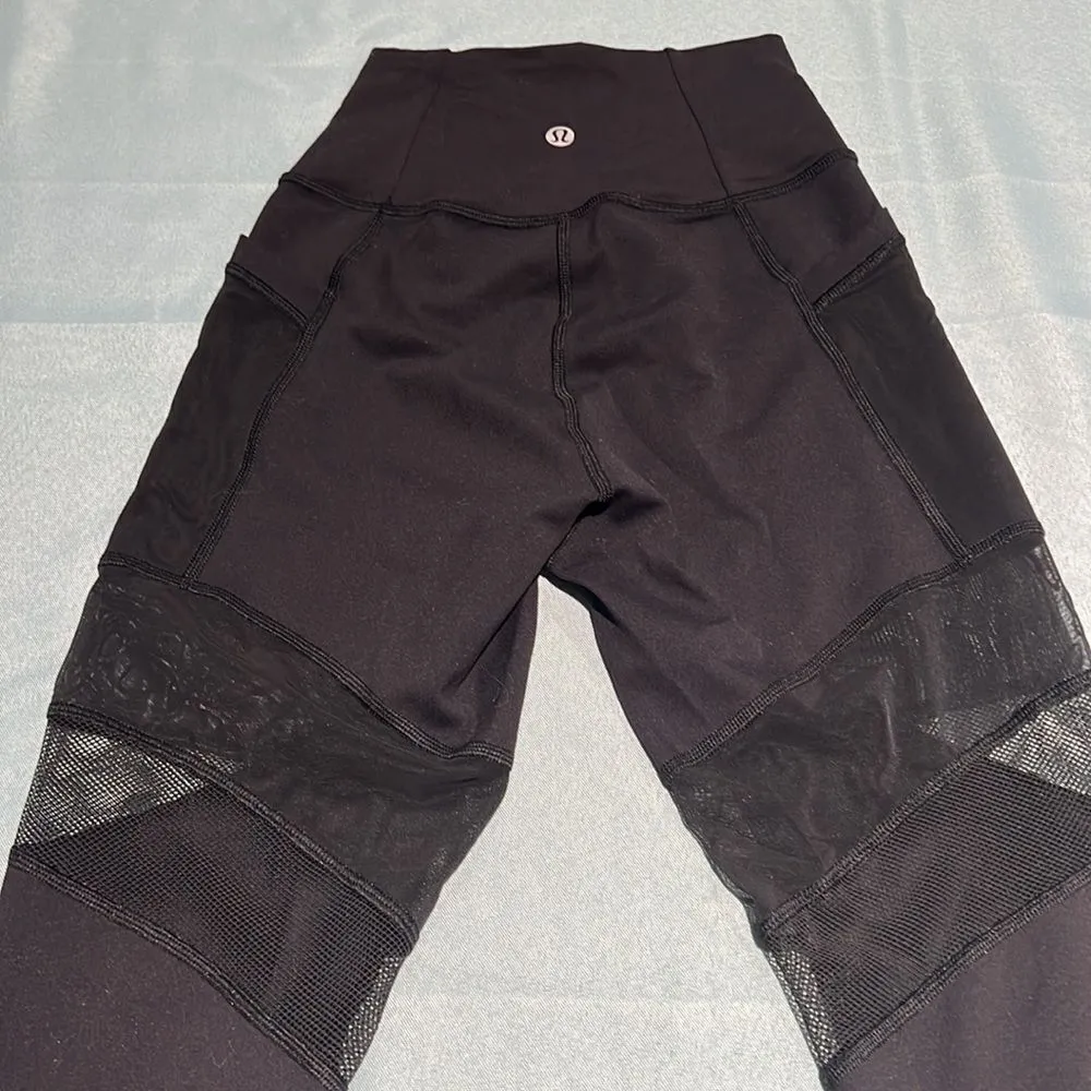 Lululemon Black Forget The Sweat Tight Size 2 C34 - Image 5