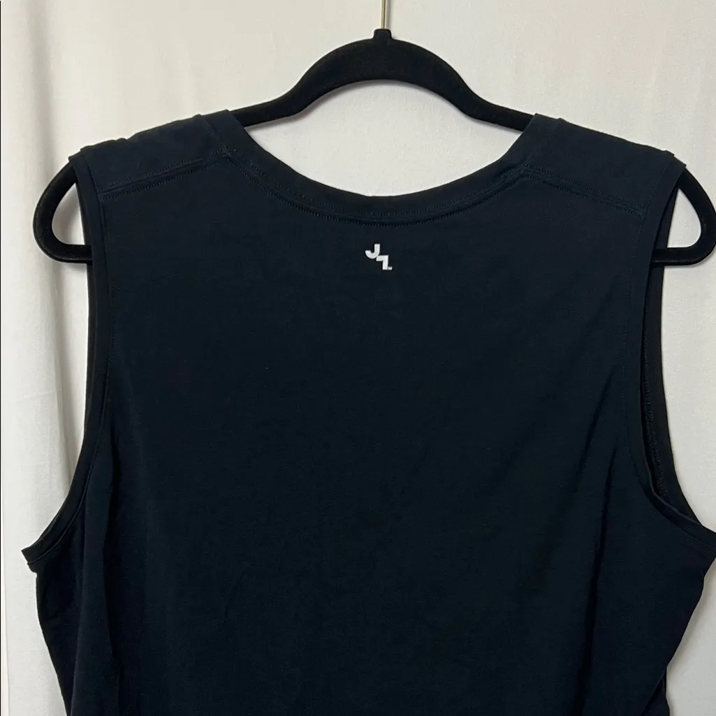 JoyLab Black Sleeveless Twist Top Size XXL - Image 5
