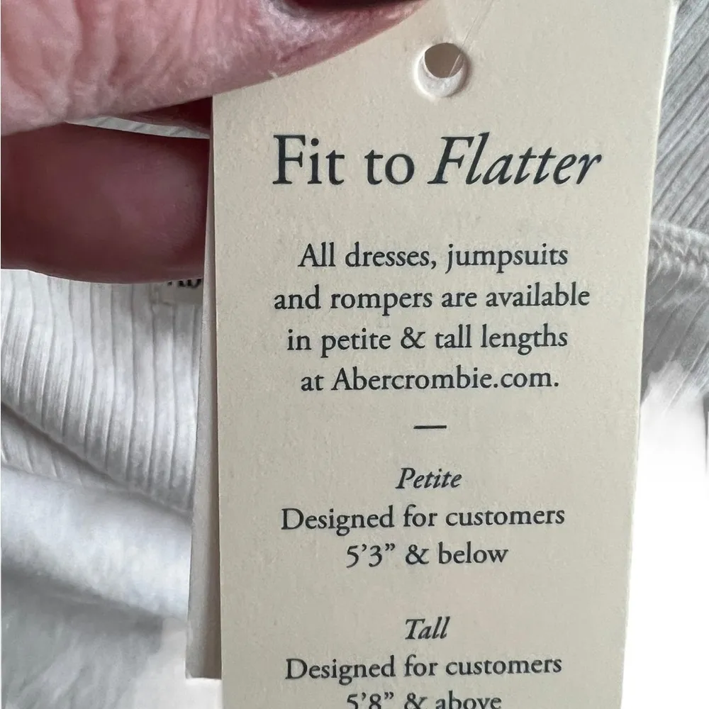 Abercrombie - NEW Mixed Fabric Cut Out Midi Dress Sz M - Image 13