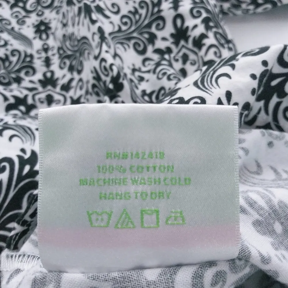 Lolly Wolly Doodle Ladies Damask Black White Tunic Dress Size M Size M - Image 9