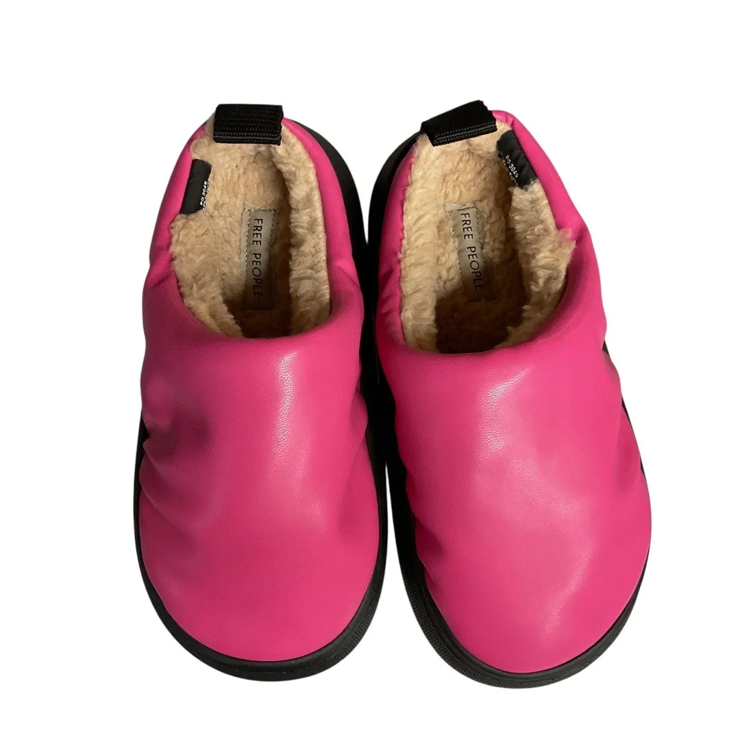 Free People FP Collection Women's Pillow Talk Mule Slippers Pink Sz EU 38 / US 7 - Image 4