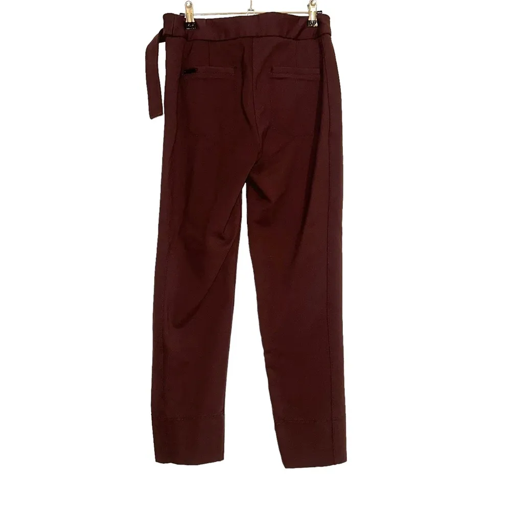 Betabrand Sashe Ponte Work Yoga Belted Anke Pants SMALL PETITE - Image 3