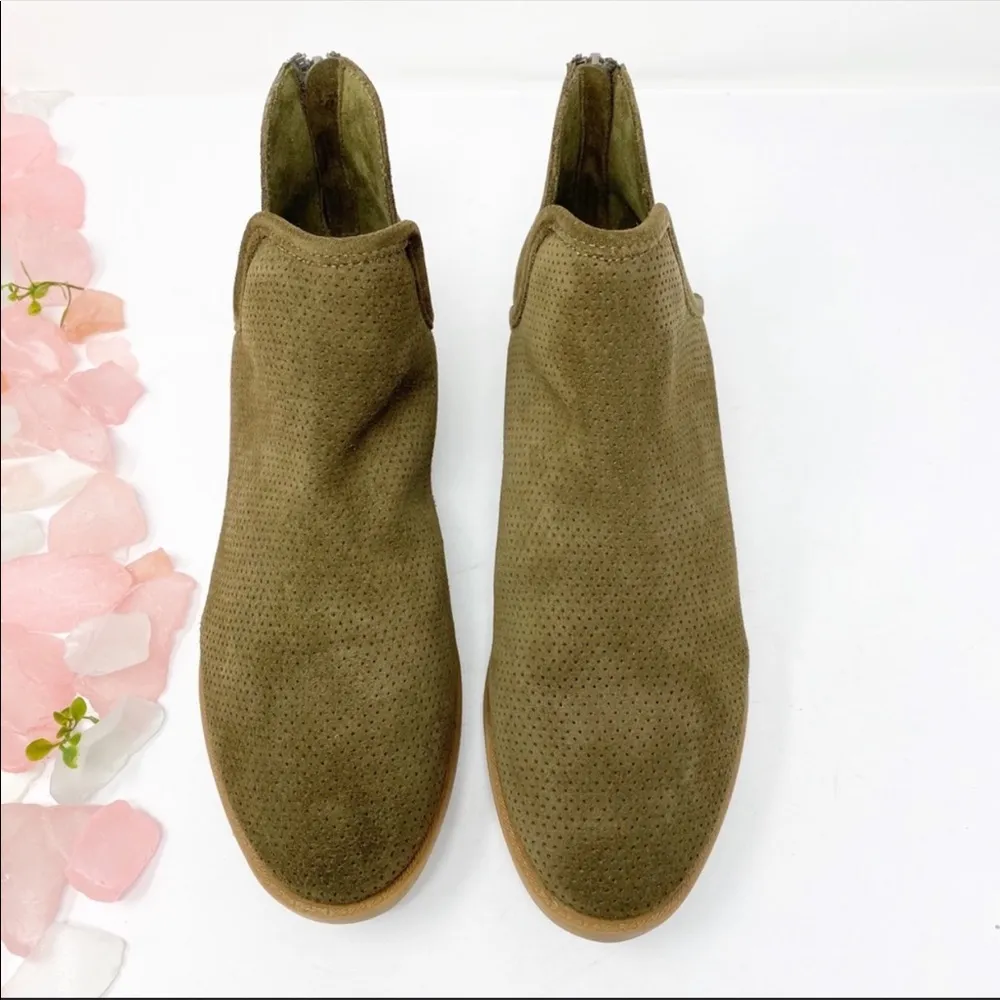 Steve Madden Laramie Leather Booties Olive… - Image 3