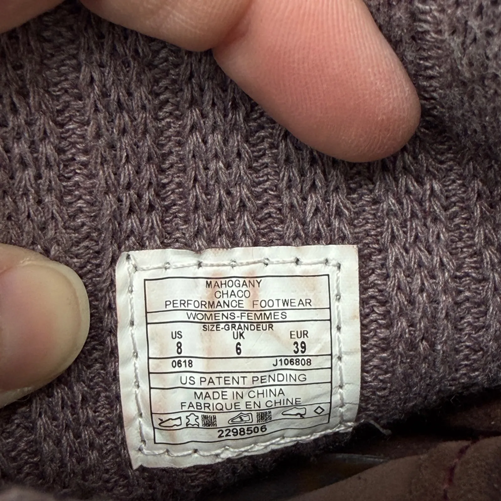 Chaco Barbary Mahogany waterproof leather lace up boots women's 8 - Image 8