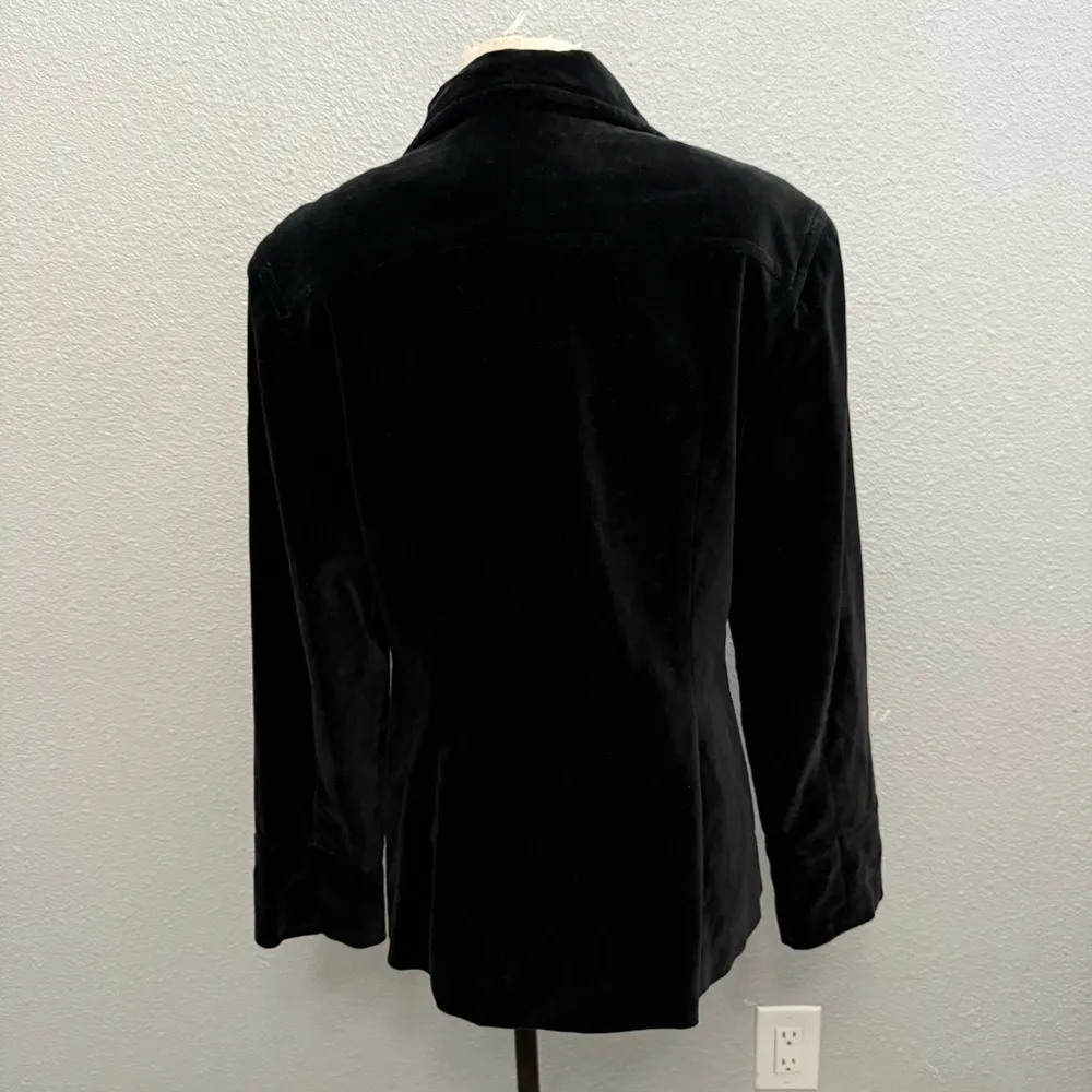 Banana Republic Stretch‎ Velvet Jacket Size 8 - Image 2