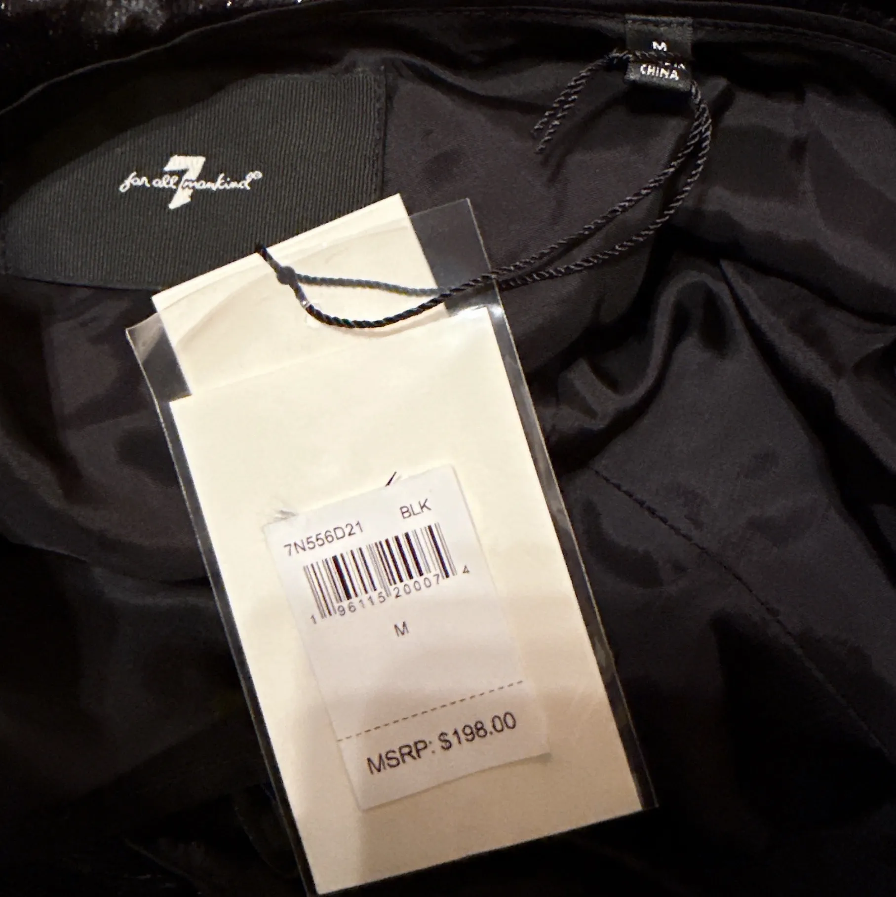 NWT 7 For All Mankind One Shoulder Top - Image 6