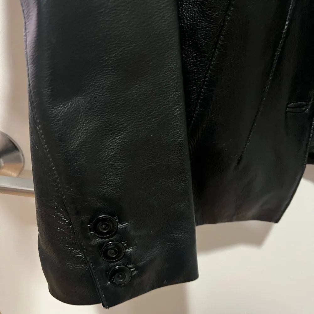 Vintage Y2K leather jacket - Image 3