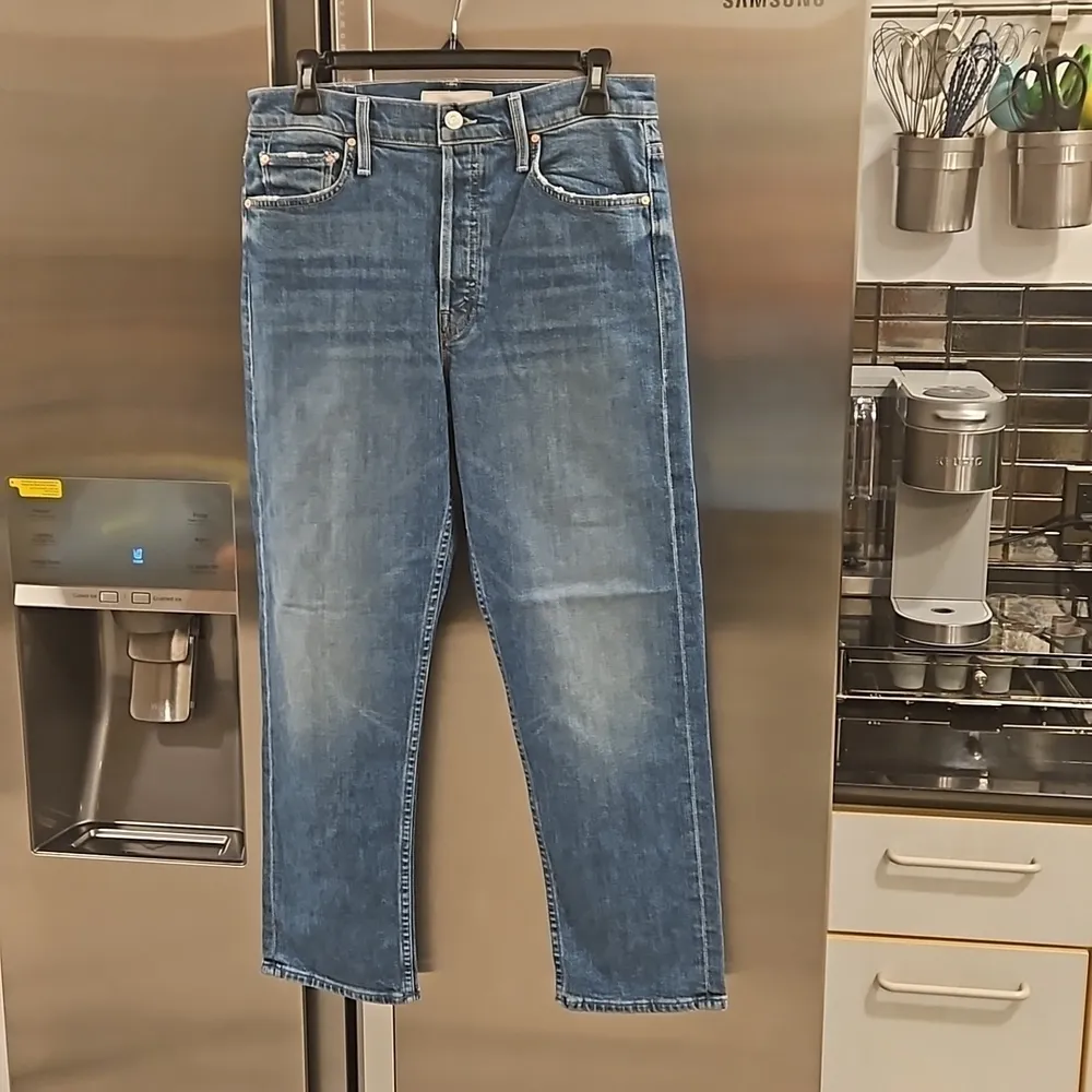 💕MOTHER SUPERIOR💕 The Tomcat Jeans ~ Kneeling On Stones 34 NWOT Blue - Image 11