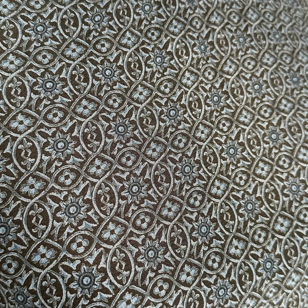 Old Navy Womens‎ Y2K Floral Maxi Dress Size 10 Blue Hippie Cottage Modest - Image 8