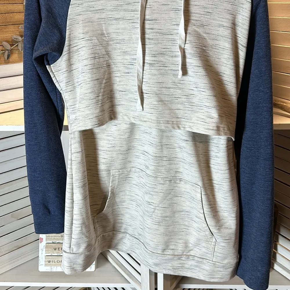 Nursing Hoodie Blue and White Size undefined - Image 2