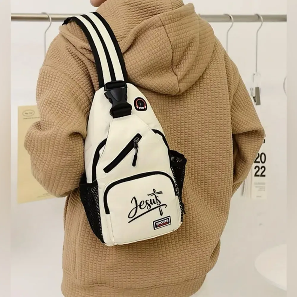 Jesus CrossOver Body Bag NWT Black - Image 2