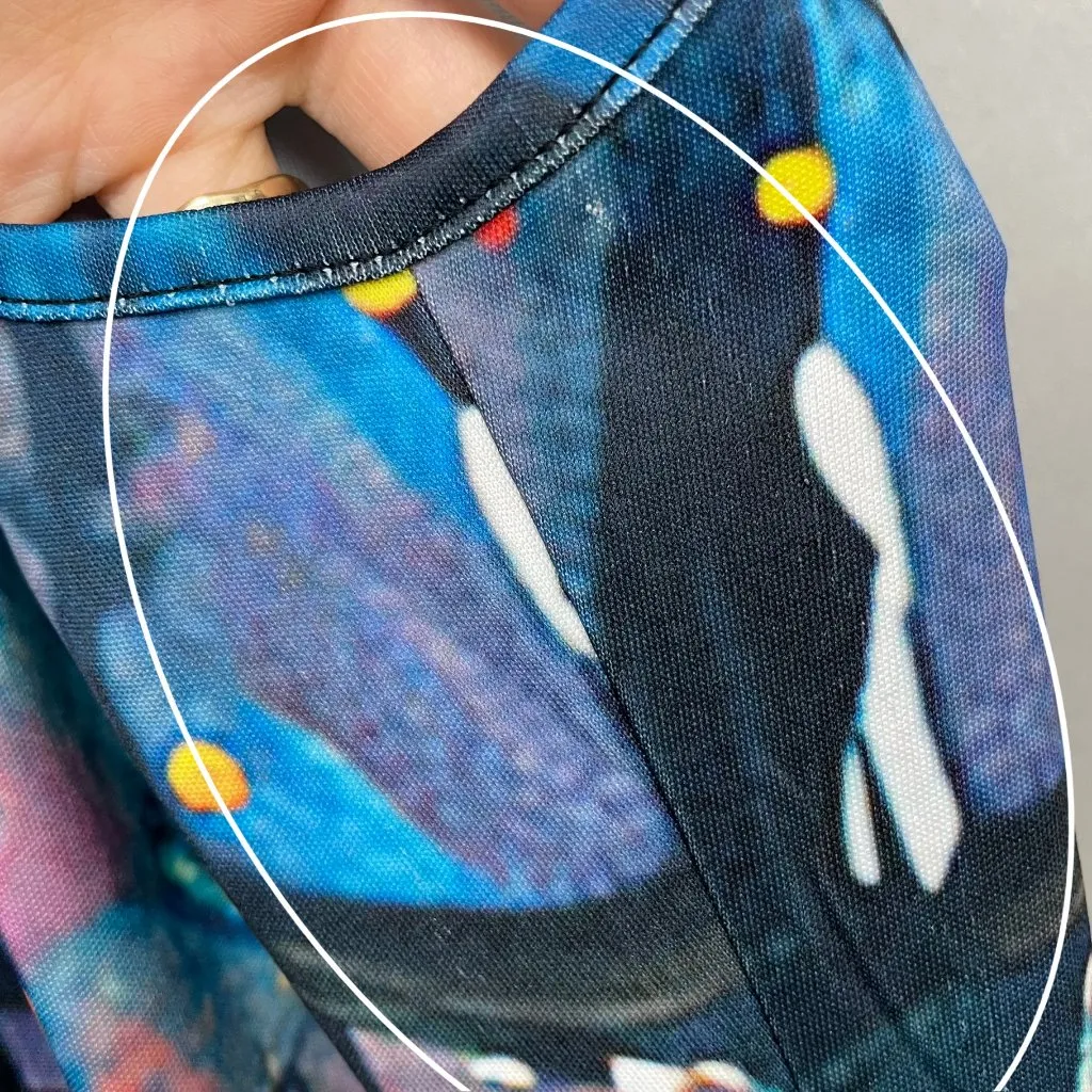 Halloween Dress Pumpkins Castle Witch Costume Size Large Sleeveless Women A - Image 11