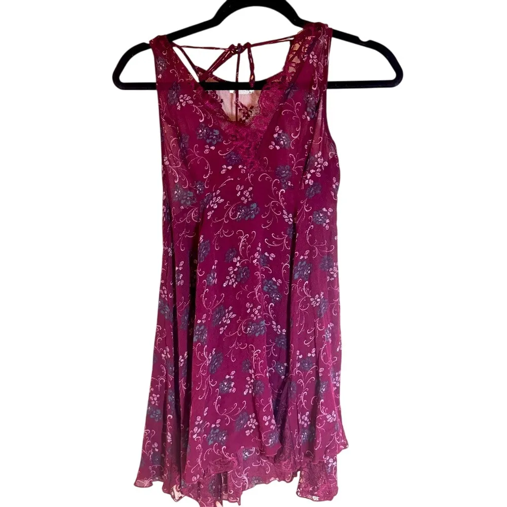 Free People Intimately French Girl Print Dress, S‎ - Image 2