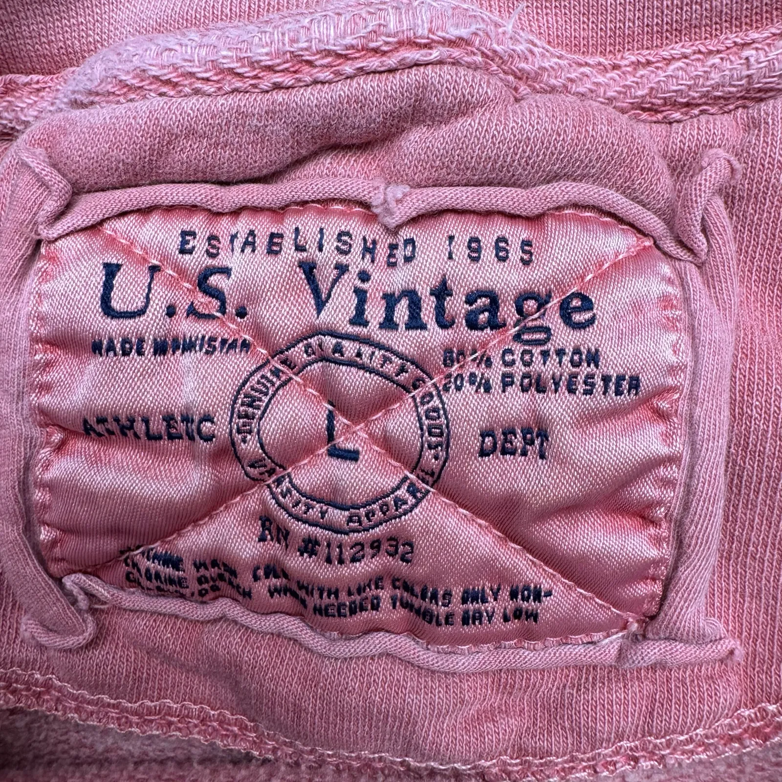 US Vintage athletic department 1917 st croix crewneck‎ Pink Size L - Image 4