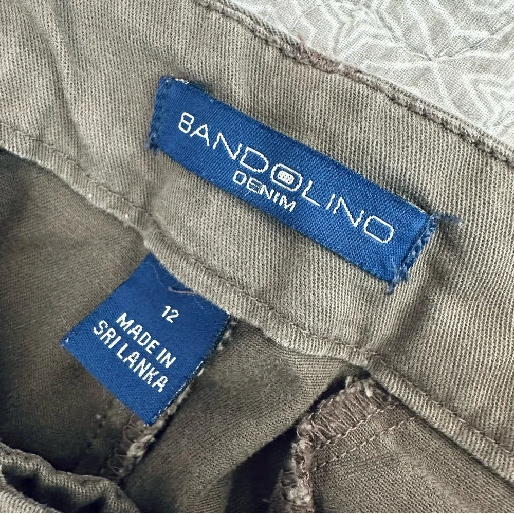 Bandolino Women’s Straight Leg Brown Trouser Pants Size 12 - Image 3