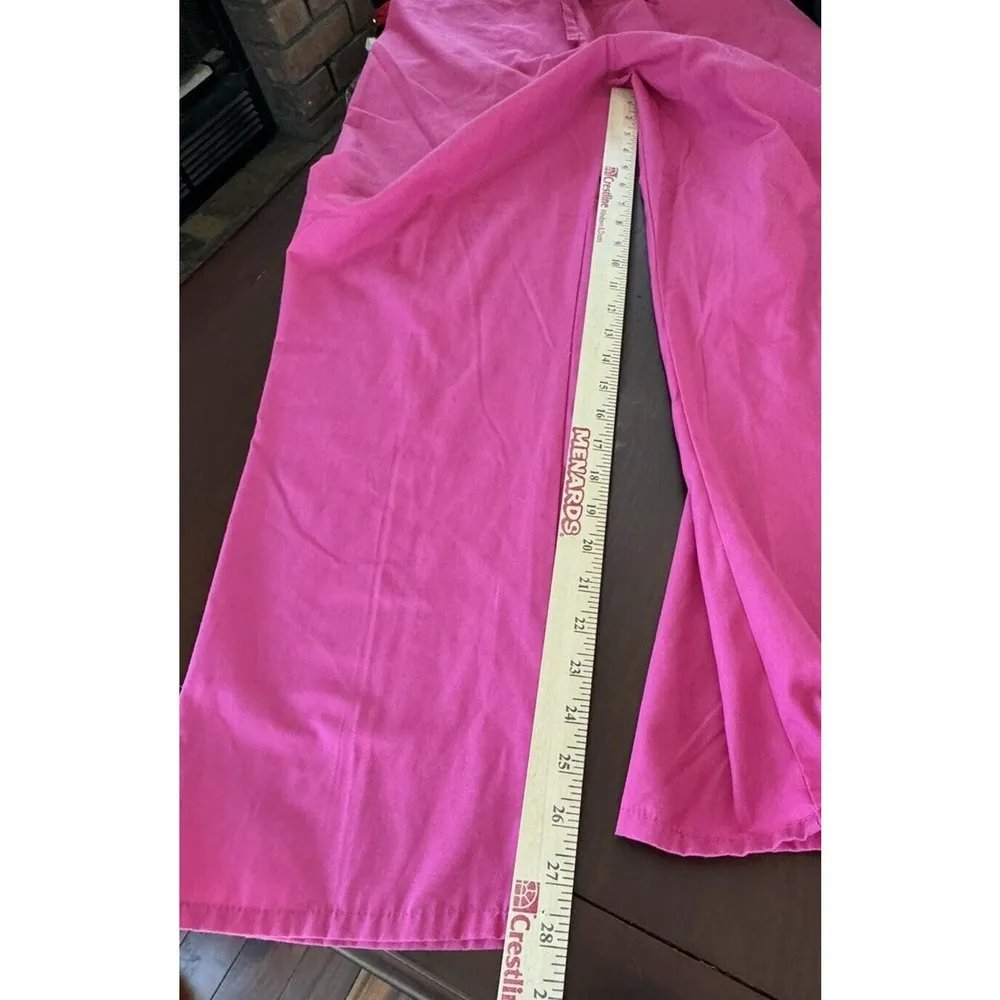 Southern Scrubs Pink Pants Elastic Waist Straight Leg Large Veterinary Hospital - Image 8