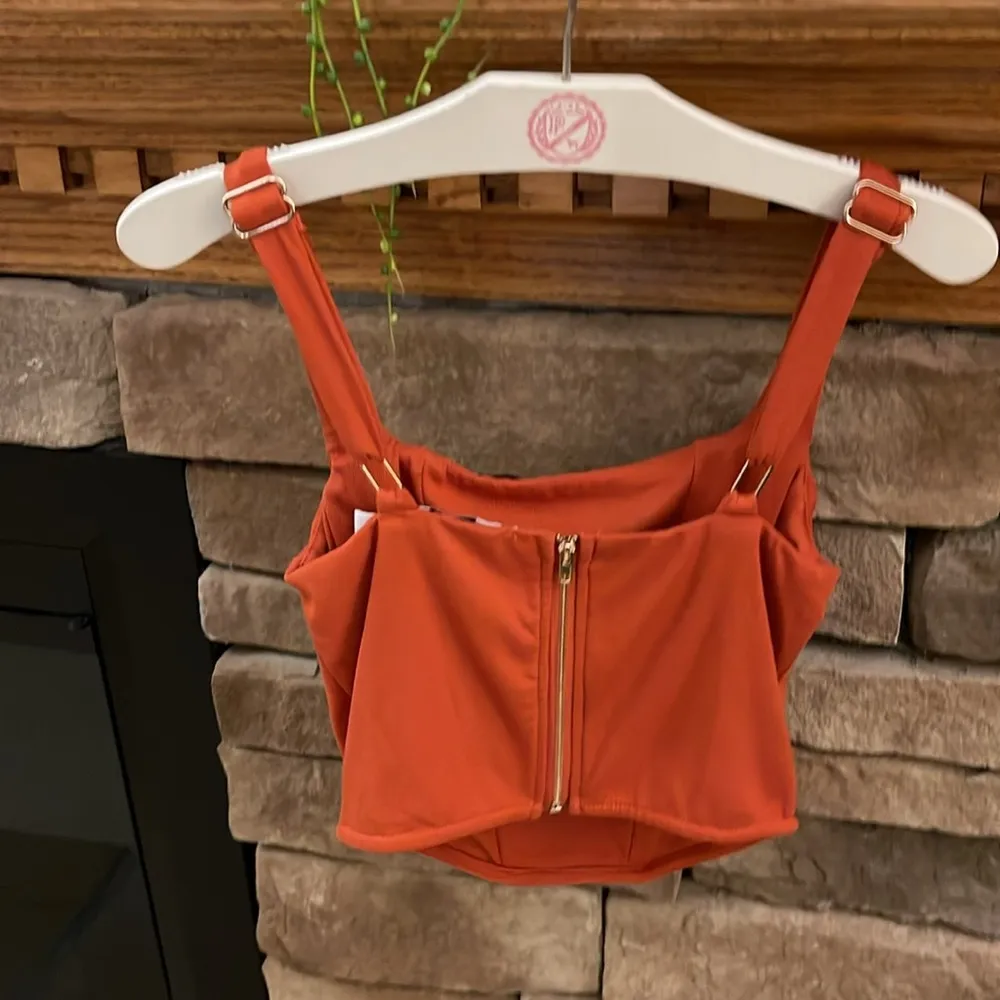 NWOT Georgie x Petal and Pup Orange Corset - Image 3